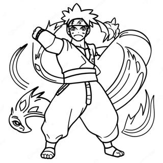 Page A Colorier Naruto Neuf Queues 12267-10210