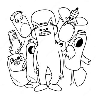 Page A Colorier Regular Show 12277-10043