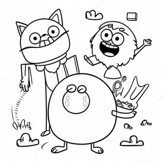 Page A Colorier Regular Show 12277-10220