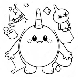 Page A Colorier Oddbods 12327-10259