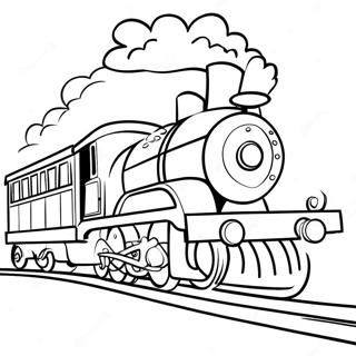 Page A Colorier De Train Jouet Colore 12358-10109