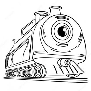 Page A Colorier De Train Jouet Colore 12358-10288