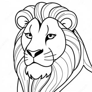 Page A Colorier Mufasa Roi Lion 12377-10122