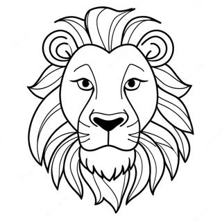 Page A Colorier Mufasa Roi Lion 12377-10123