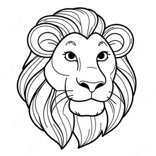 Page A Colorier Mufasa Roi Lion 12377-10297