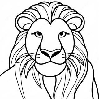 Page A Colorier Mufasa Roi Lion 12377-10300