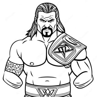 Page A Colorier Wwe 12387-10307