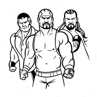 Page A Colorier Des Superstars De La Wwe En Action 12388-10309