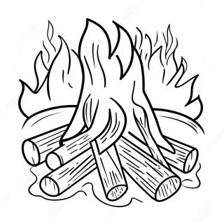 Page A Colorier De Feu De Camp 12487-10387