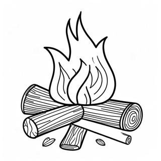 Page A Colorier De Feu De Camp 12487-10388