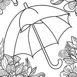 Page A Colorier De Parapluie 12517-10411