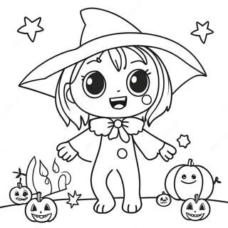 Page A Colorier Dhalloween Anime 12527-10419