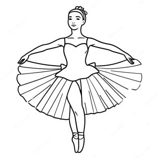 Page A Colorier Ballerine Realiste 12567-10460