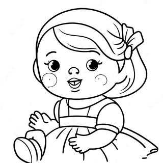 Page A Colorier Poupee Bebe 12577-10466