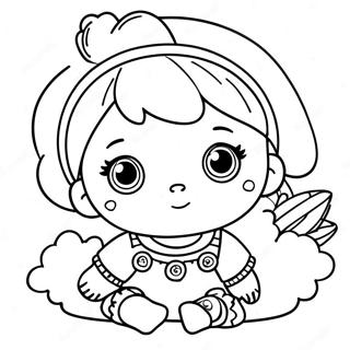 Page A Colorier Poupee Bebe 12577-10467