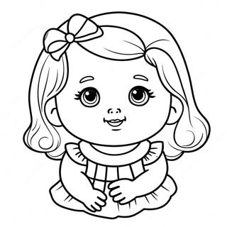 Page A Colorier Poupee Bebe 12577-10468