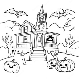 Page A Colorier Halloweentown 12607-10489