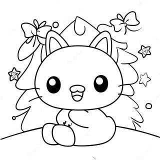 Noël Sanrio Pages À Colorier