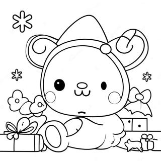 Page A Colorier Noel Sanrio 12627-10506