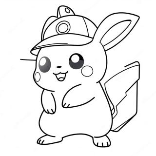 Page A Colorier Ash Avec Pikachu 12638-10519