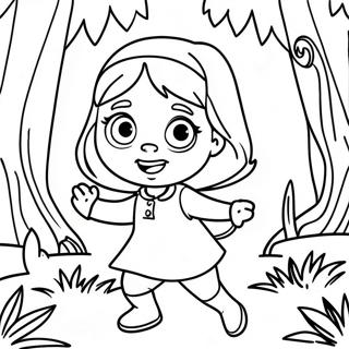 Page A Colorier Masha Aventuriere Dans La Foret 12758-10615