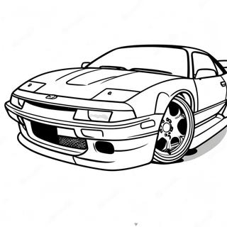 Page A Colorier Dune Voiture Jdm 12787-10634