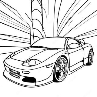 Page A Colorier Dune Voiture De Sport Jdm Elegante 12788-10640