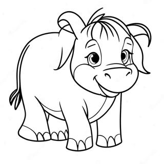 Page A Colorier Eeyore 1281-1024