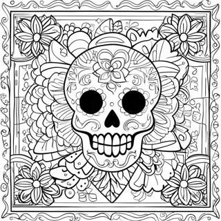 Page A Colorier De Papel Picado 12867-10694