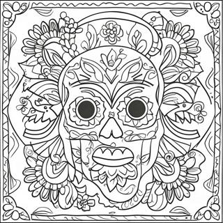 Page A Colorier De Papel Picado 12867-10695