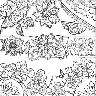 Page A Colorier De La Banniere Coloree De Papel Picado 12868-10697