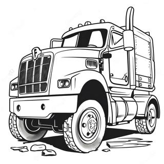 Page A Colorier De Camion Diesel 12917-10735