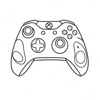 Page A Colorier De Manette Xbox 12927-10744