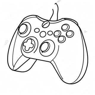 Page A Colorier De La Manette Retro Xbox 12928-10746