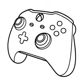 Page A Colorier De La Manette Retro Xbox 12928-10748