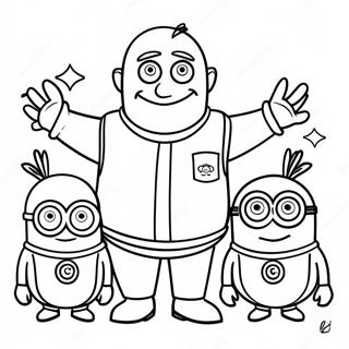 Page A Colorier De Gru Avec Les Minions 12948-10762