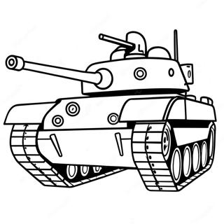 Page A Colorier Tank Militaire 1302-1043