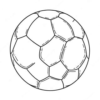 Ballon De Football Pages À Colorier