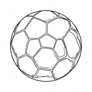 Page A Colorier De Ballon De Football Colore En Action 13078-10867