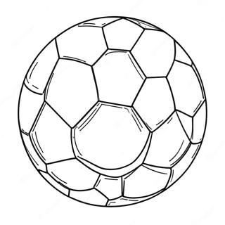 Page A Colorier De Ballon De Football Colore En Action 13078-10868