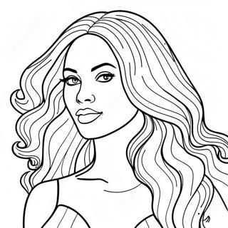 Page A Colorier De Beyonce 13107-10886