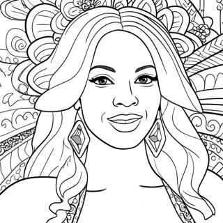 Page A Colorier De Beyonce 13107-10888