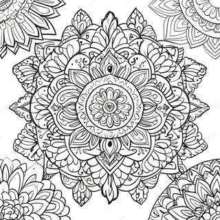 Page A Colorier Mandala Apaisant 1312-1049