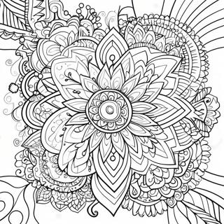 Page A Colorier Mandala Apaisant 1312-1051