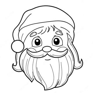 Page A Colorier Du Pere Noel Anime Mignon 13168-10938