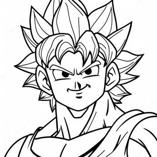 Page A Colorier De Goku Super Saiyan 13187-10950