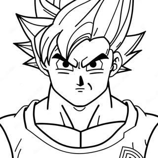 Page A Colorier De Goku Super Saiyan 13187-10952