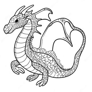 Page A Colorier Dragon De Mer Colore 13248-11001