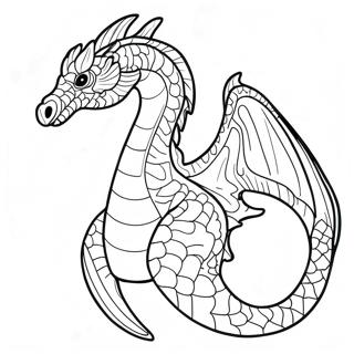 Page A Colorier Dragon De Mer Colore 13248-11002