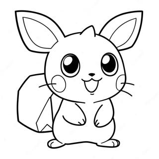 Pichu Pages À Colorier